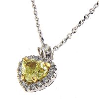 Collana Gazzola Donna Contorno in Oro bianco Diamante 0.74 Ct CI103#FYOBLU - CI103#FYOBLU